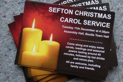 Sefton carols invitation